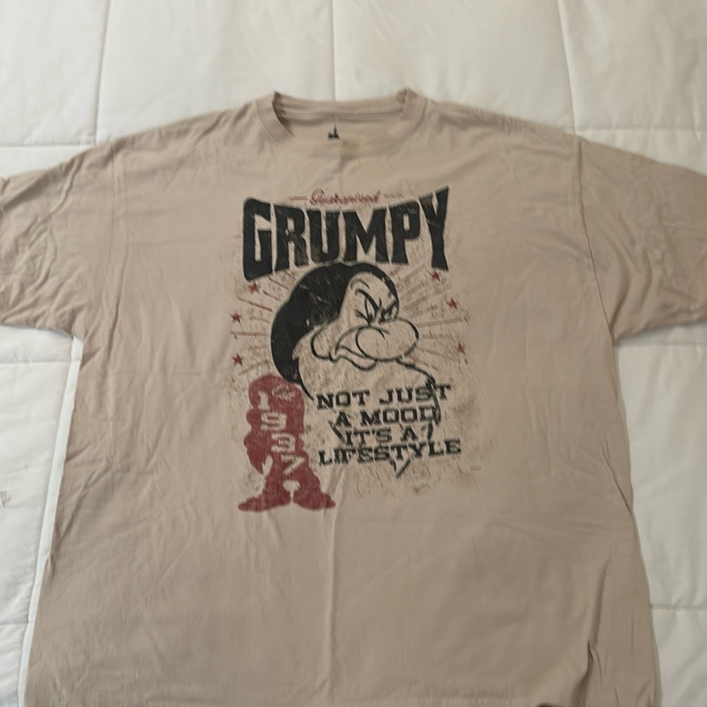 Disney Parks 7 Dwarfs Grumpy tee